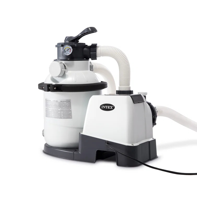 Intex Intex Krystal Clear 1500 GPH Sand Filter Pump for Above Ground Swimming Pools