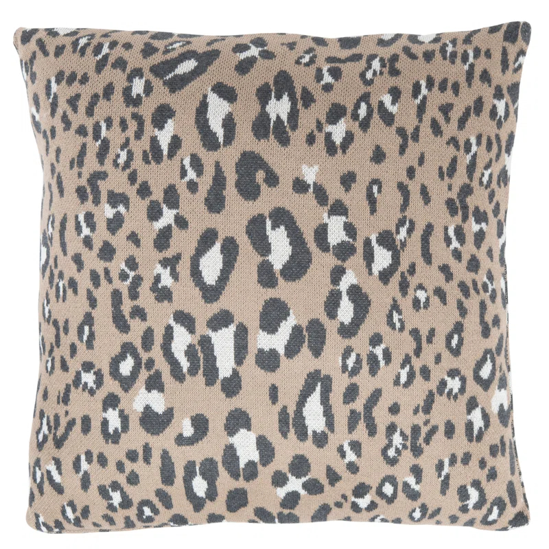 Safavieh Animal Print Cotton Reversible Throw Pillow