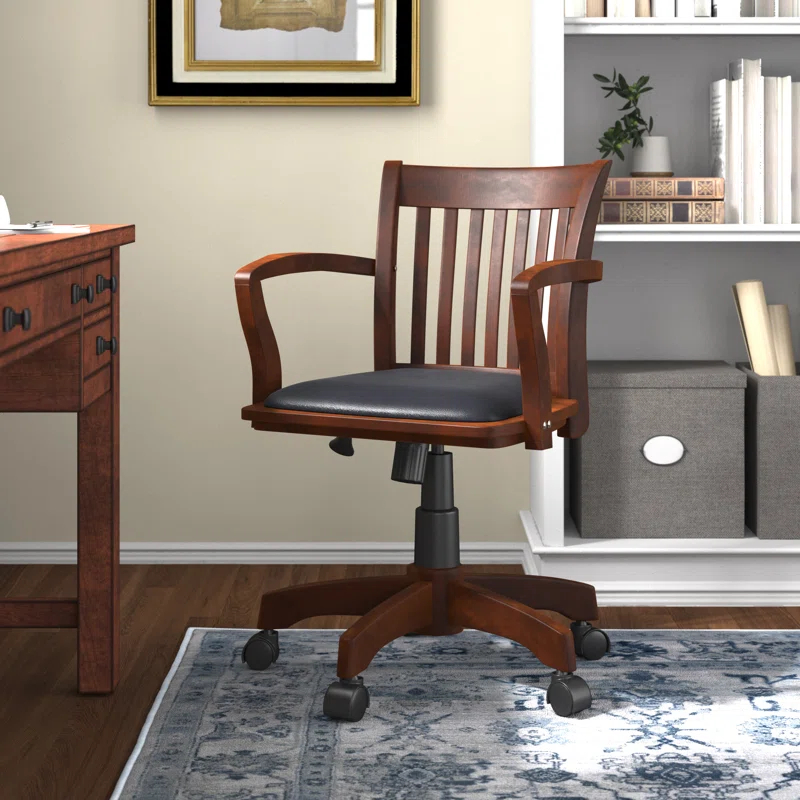 Office Star Products Genevieve Vinyl Bankers Chair