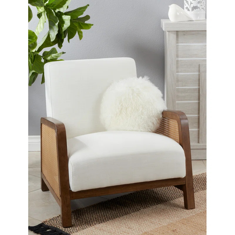 Mongolian Lamb Pillows Lumbar Throw Pillow