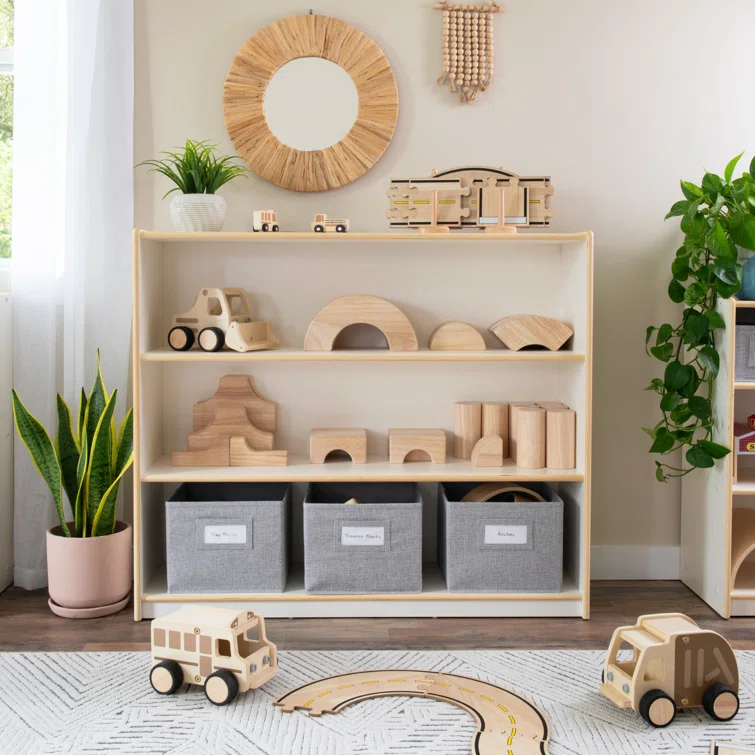 Guidecraft EdQ Essentials 3-Shelf Open Storage