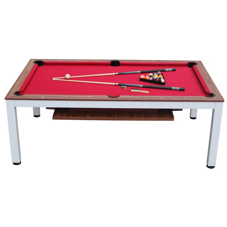 Playcraft Playcraft Glacier 7' Pool Table with Dining Top and Steel Legs