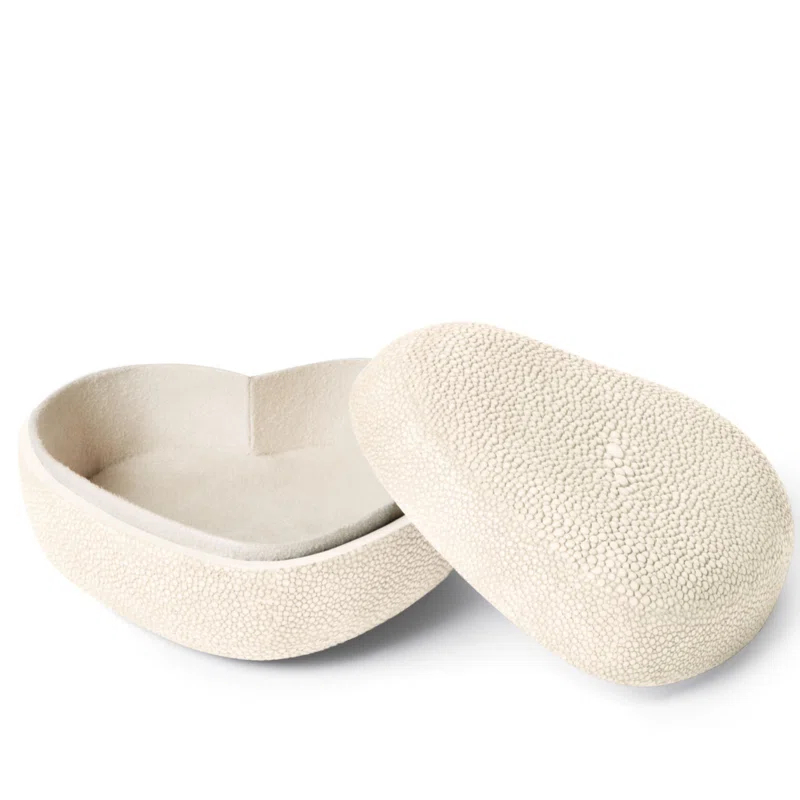 AERIN Faux Leather Decorative Box