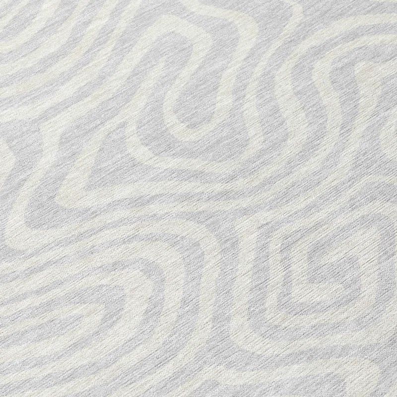 Machine Washable Indoor/Outdoor Chayden ACN1020 Gold 1'8" x 2'6" Rug