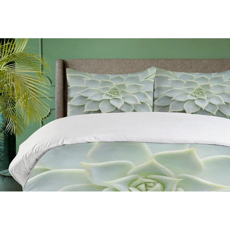 Ambesonne Cactus Traditional Duvet Cover Set