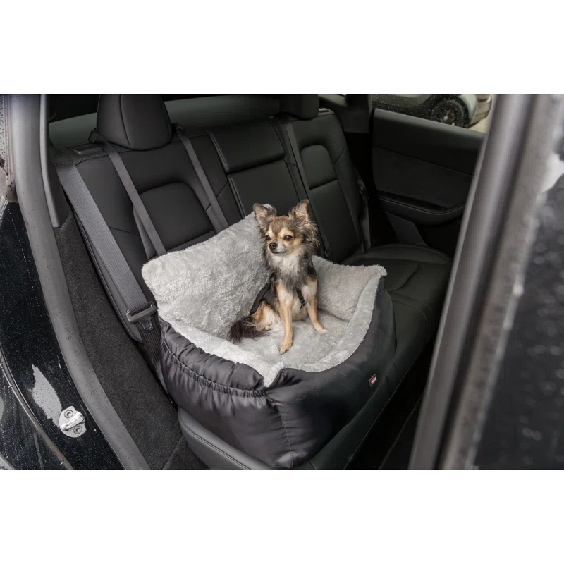 TRIXIE TRIXIE Convertible Lite Dog Car Seat for Small Dogs, Dog Booster Seat, Travel Pet Bed