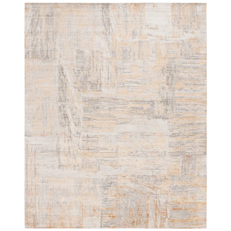 Bedford Loomed 60% Viscose, 20% Wool, 20% Cotton Performance Abstract Rug