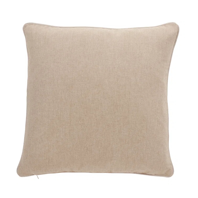 Saro Posh Collection Linen Throw Pillow