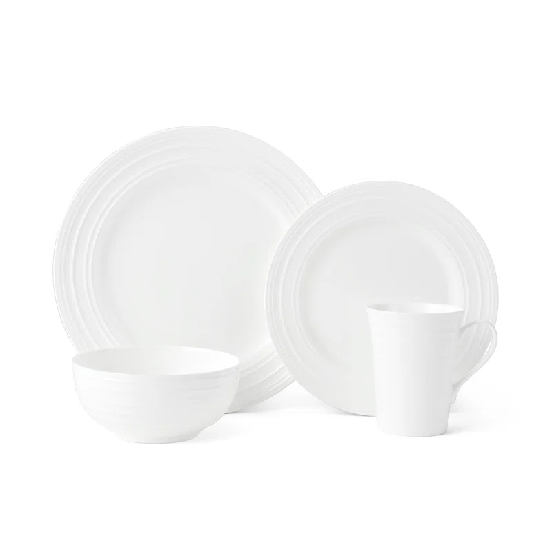 Mikasa Mikasa Ciara 16-Piece Bone China Dinnerware Set, Service for 4