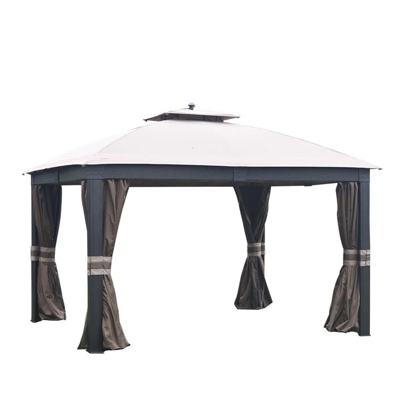 Garden Winds Garden Winds Beige Fabric Replacement Canopy for Gazebo