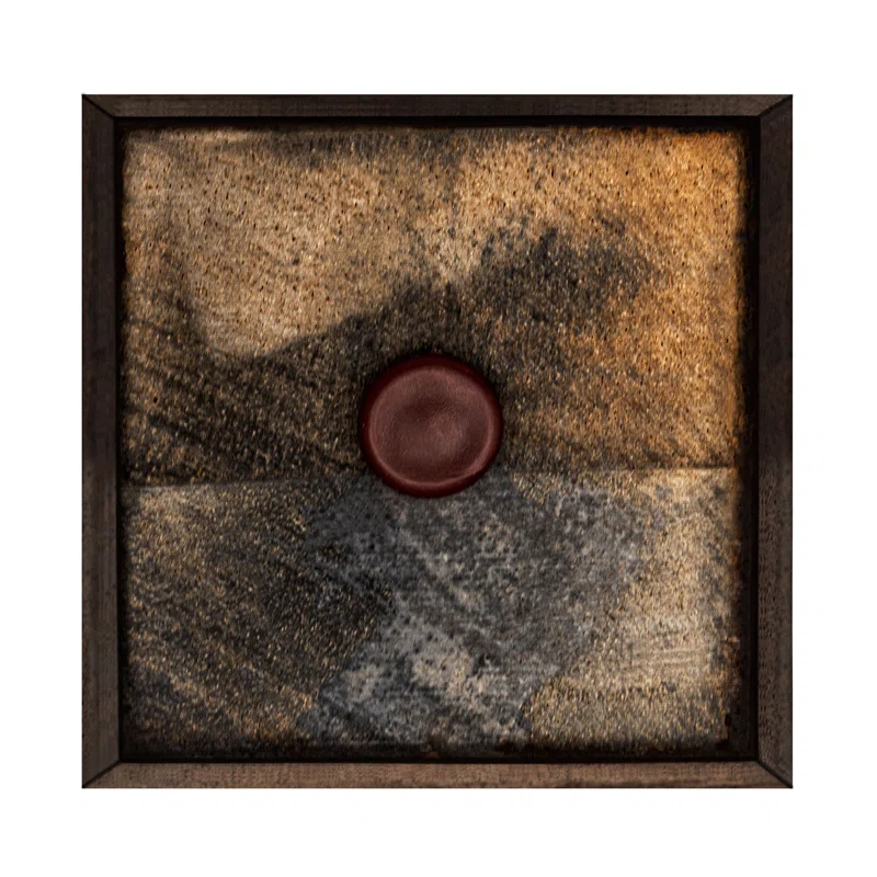 5 in. x 3-3/4 in. Stained Cherry Solid Hardwood Square Bun Foot | 4 Pack with 4 Free Insert Nuts and Drill Bit