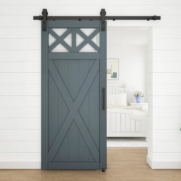 National Hardware 72" Designer Interior Barn Door Kit with Soft Close