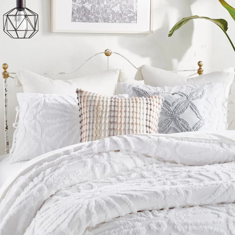 Peri Home Peri Home Chenille Medallion 3 Piece Comforter Set