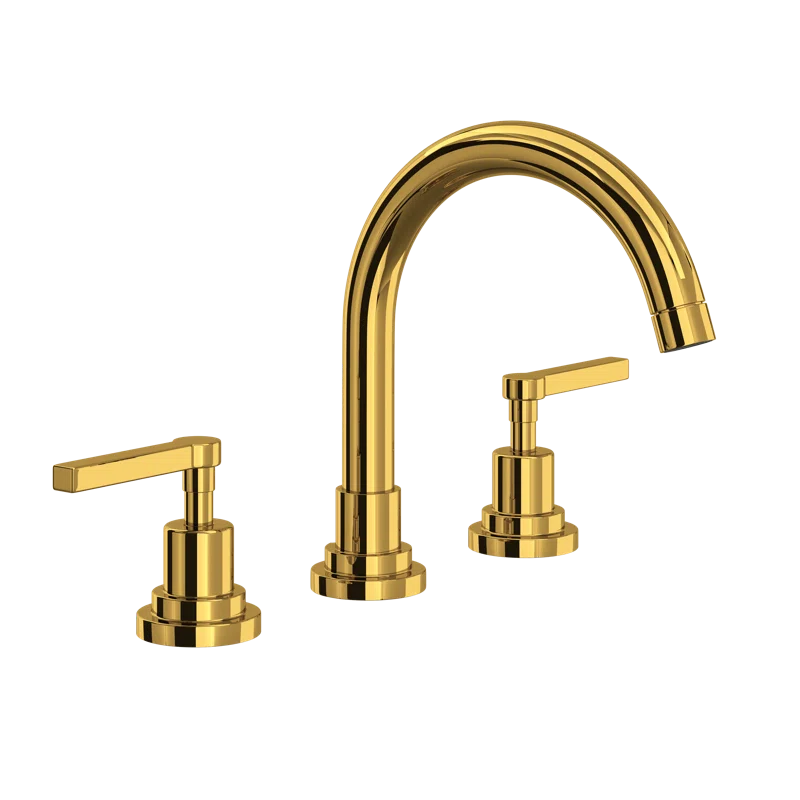 Lombardia Widespread Bathroom Faucet with C-Spout