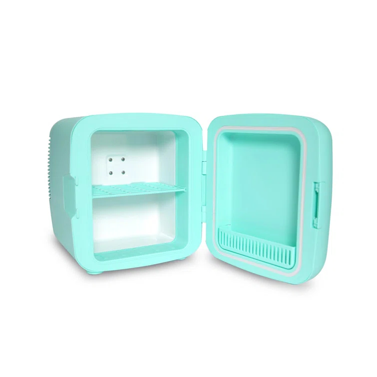 Emerson Emerson EFC-5001 Portable XL Mini Fridge Cooler for 12 Cans, 8L Capacity, AC/DC Power Compatibility, Removable Shelf, Lightweight Design – Ideal for Home, Office, Travel, Dorms, and Outdoor Use