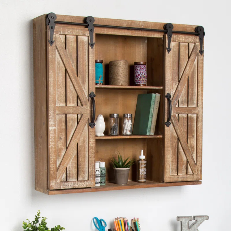 Enora Solid Wood Accent Cabinet