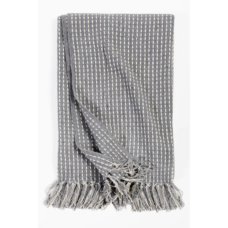 Jasper Cotton Oversized Throw by Pom Pom at Home - Taupe