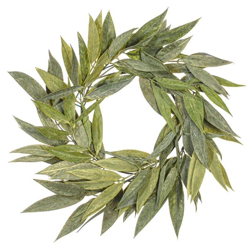 Primrue Muddy 24" Plastic Wreath & Reviews | Wayfair