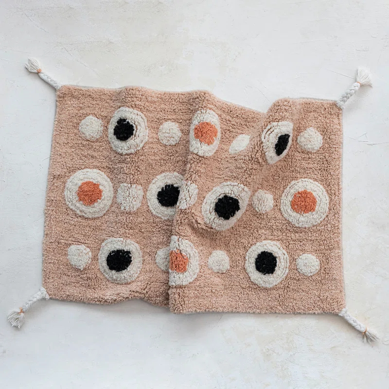 Creative Co-Op Cotton Bath Mat