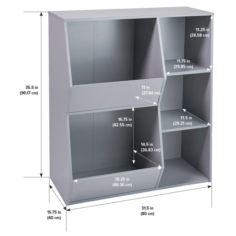 Badger Basket Side-By-Side Combo Bin Storage Unit
