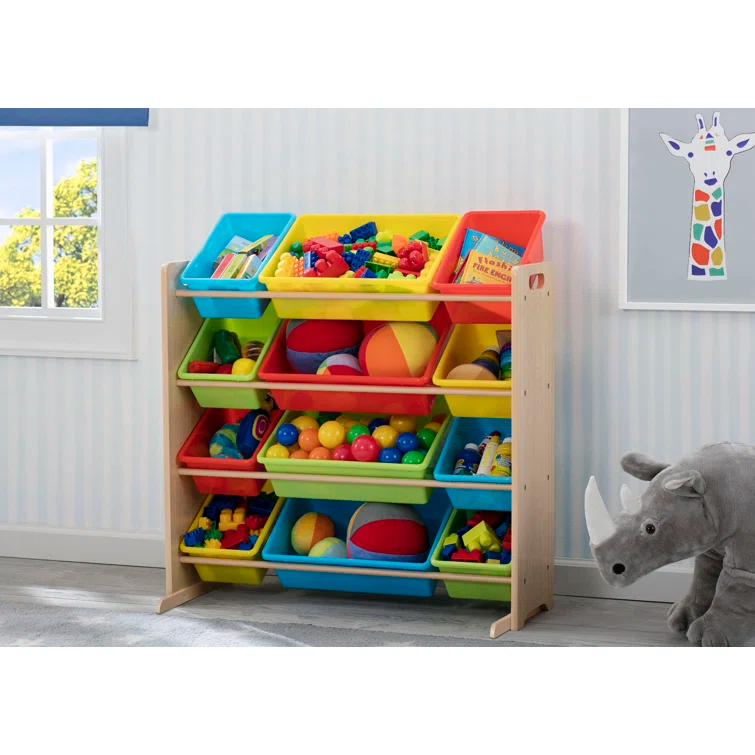 Delta Children Delta Children Kids Toy Storage Organizer with 12 Plastic Bins