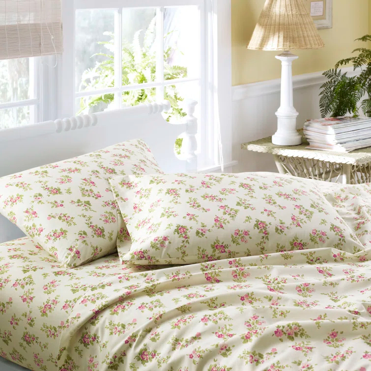 Laura Ashley Laura Ashley Cotton Flannel Cozy Sheet Sets