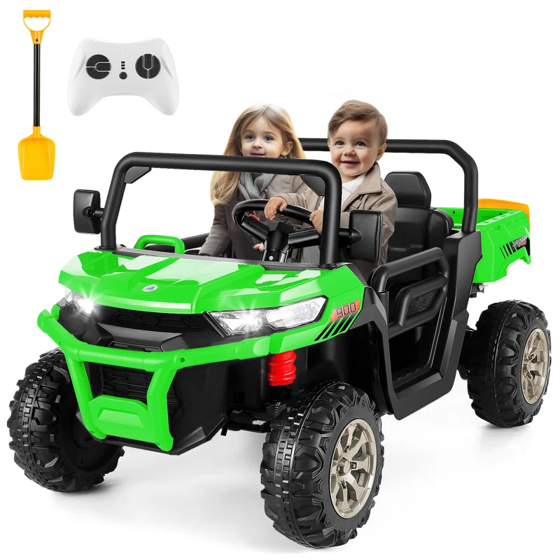 Himimi Delia Himimi 24 Voltage  Ride On Dump Truck, 2 Seater Kids UTV with Electric Dump Bed, Remote Control