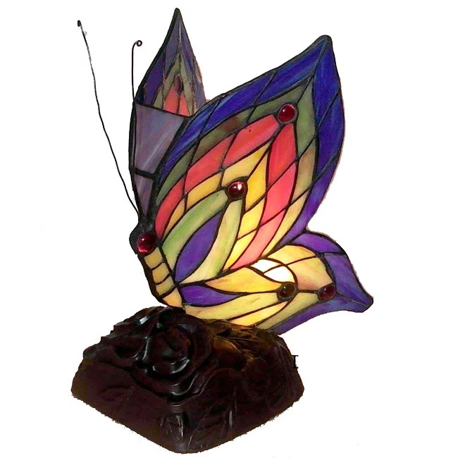 HOME ACCESSORIES INC Tiffany Metal Novelty Lamp (Set of 2)