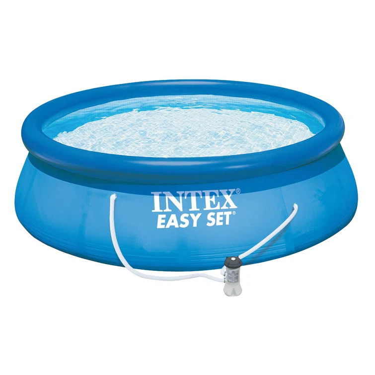 Intex Intex 15 x48" Inflatable Pool with Ladder, Pump and Deluxe Pool Maintenance Kit