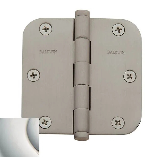 Baldwin 3.5" H x 3.5" W Butt Bearing Single Door Hinge