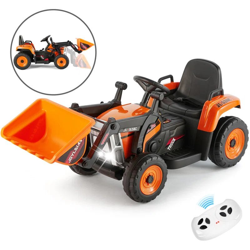 JOYLDIAS Joyldias 3 Speeds 12v Ride On Excavator , Electric Construction Vehicle For Kids Digger