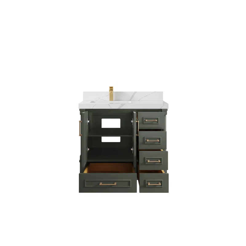 Willow Collections Aberdeen 36'' Single Bathroom Vanity with Top