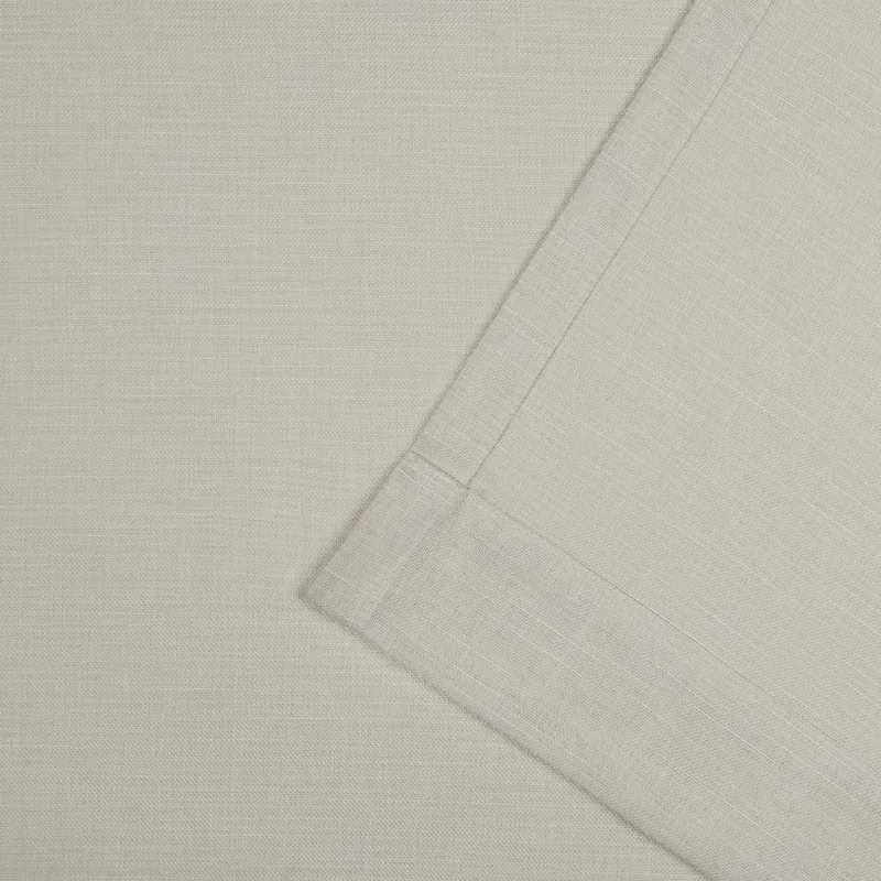 Nicole Miller Faux Linen Slub Textured Hidden Tab/Rod Pocket Top Light Filtering Curtain Panel Pair & Reviews | Wayfair