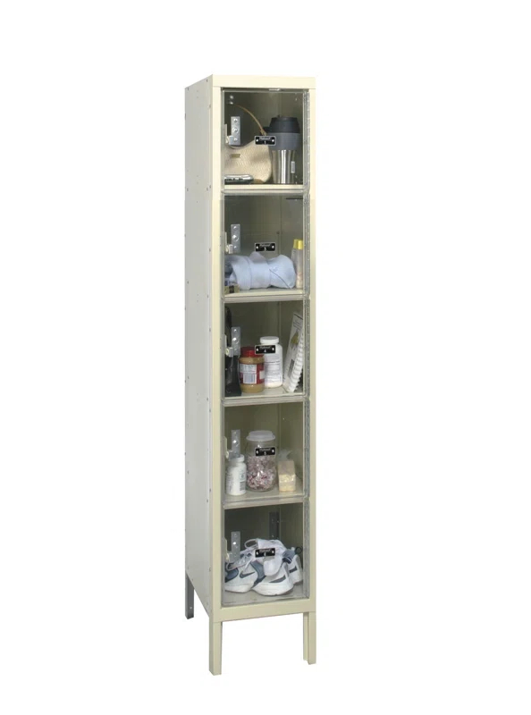 Hallowell Safety-View Metal 5 - Tier 12'' Employee Locker