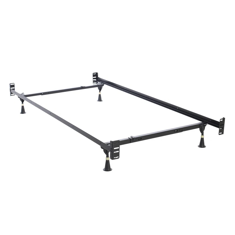 Home by Hollywood Bed Rails and Supports - Headboard/Footboard Bed Frames, Bed Rails & Center Supports w/ Glides, Twin / Full, 4 Leg w/ Glides