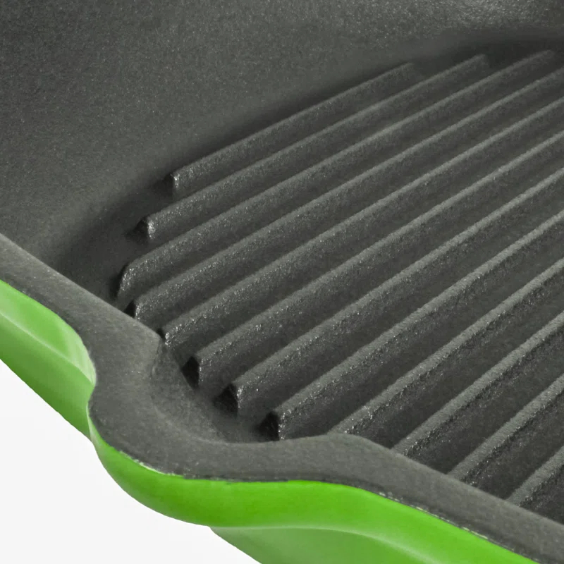 BergHOFF BergHOFF Neo 2Pc Cast Iron Cookware Set with Fry Pan and Grill Pan Set