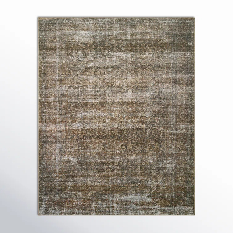 Amber Lewis x Loloi Billie Oriental Tobacco/Rust Area Rug & Reviews | Joss & Main