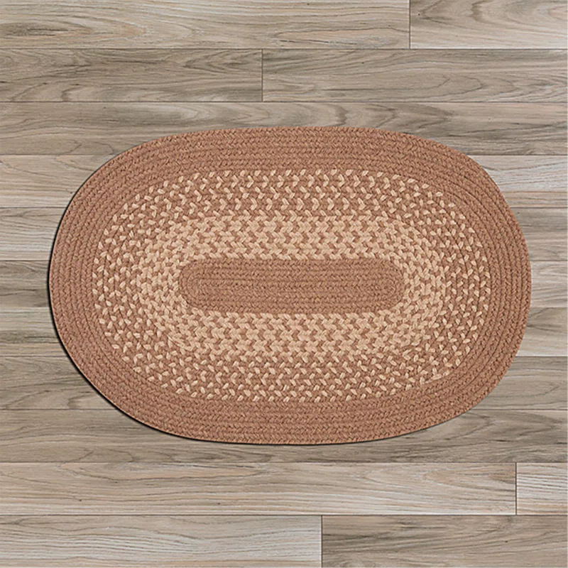 Highland Dunes Wingo Wool Blend Reversible Area Rug - Taupe