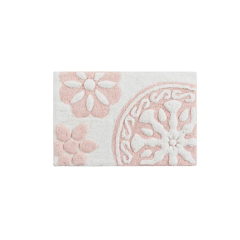 Casablanca Medallion Cotton Tufted Bath Rug