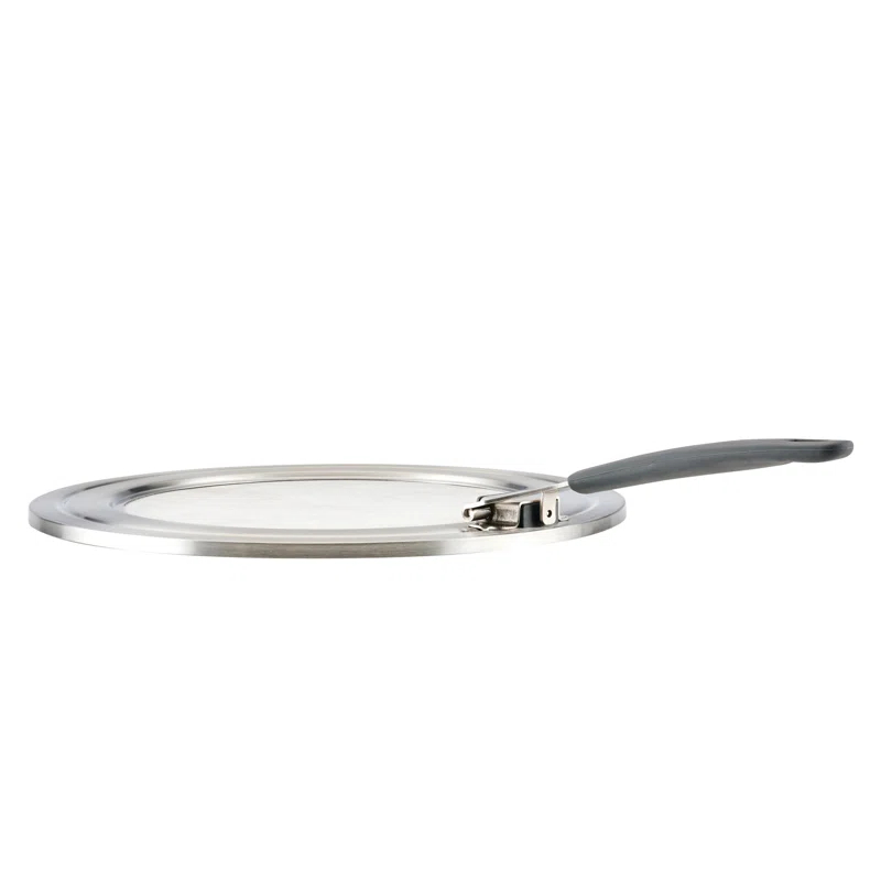 Circulon Circulon Universal Splatter Guard Mesh Grease Cover For Pots And Pans Protects Stove, Countertop, And Kitchen From Oil When Frying, 13 Inch, Stainless Steel