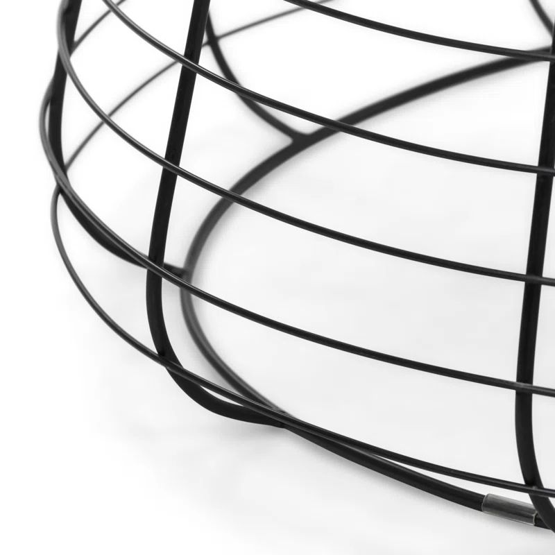 ClickDecor ClickDecor Lydia Matte Black Wireframe Coffee Table