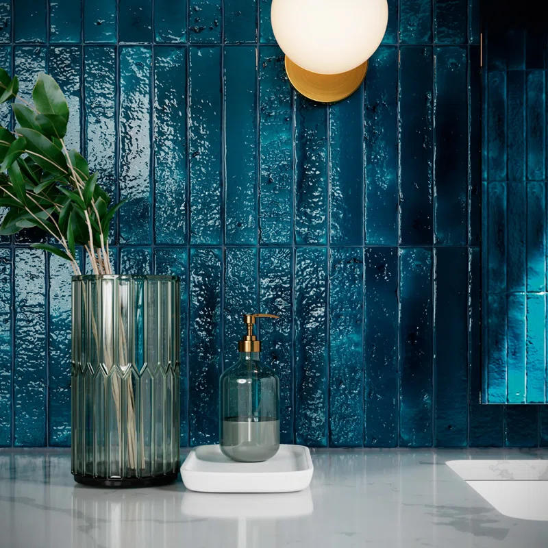 Bond Tile Virtuo 1.45" x 9.21" Ceramic Bullnose Tile Trim