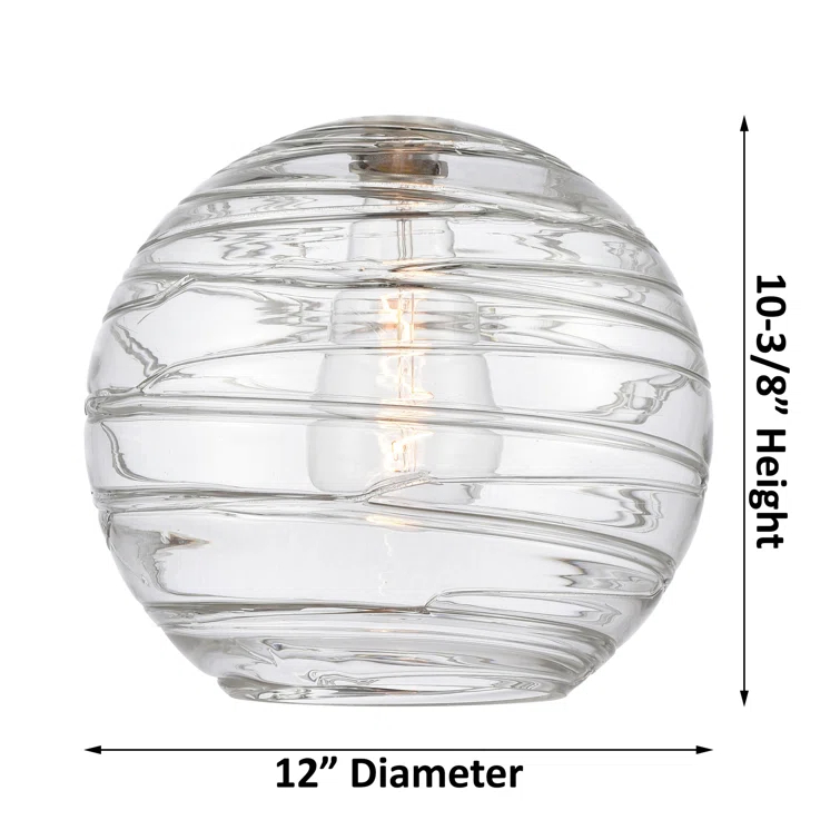 Innovations Lighting Athens Deco Swirl 1 - Light Single Drop Pendant Pendant