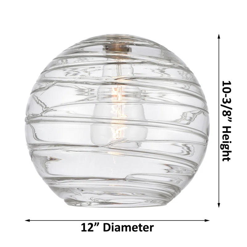 Innovations Lighting Athens Deco Swirl 1 - Light Single Drop Pendant Pendant