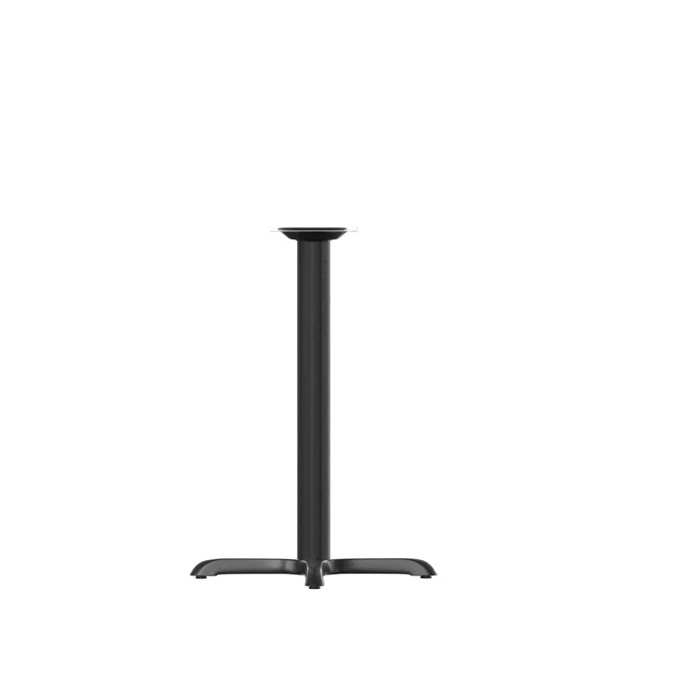 Flash Furniture Beverly Restaurant Table X-Base with 3" Dia. Table Height Column