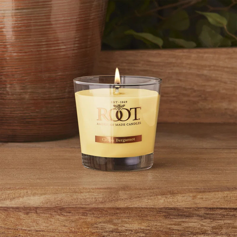 Root Candles Citron and Bergamot Scented Jar Candle