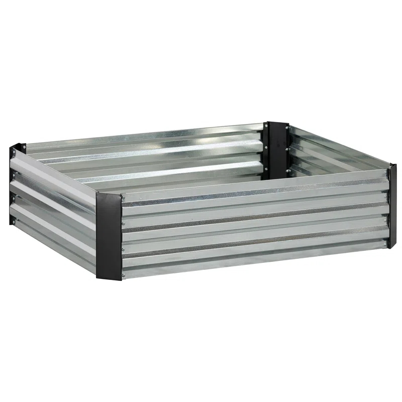 Grapevine Metal Raised Garden Bed