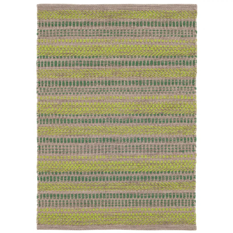 Dash and Albert Rugs Sooner Than Later Green Handwoven Indoor/Outdoor Rug & Reviews | Wayfair