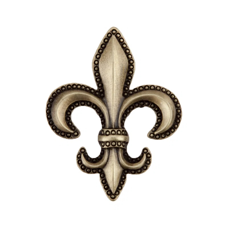 Acorn Fleur-De-Lis Cabinet Knob