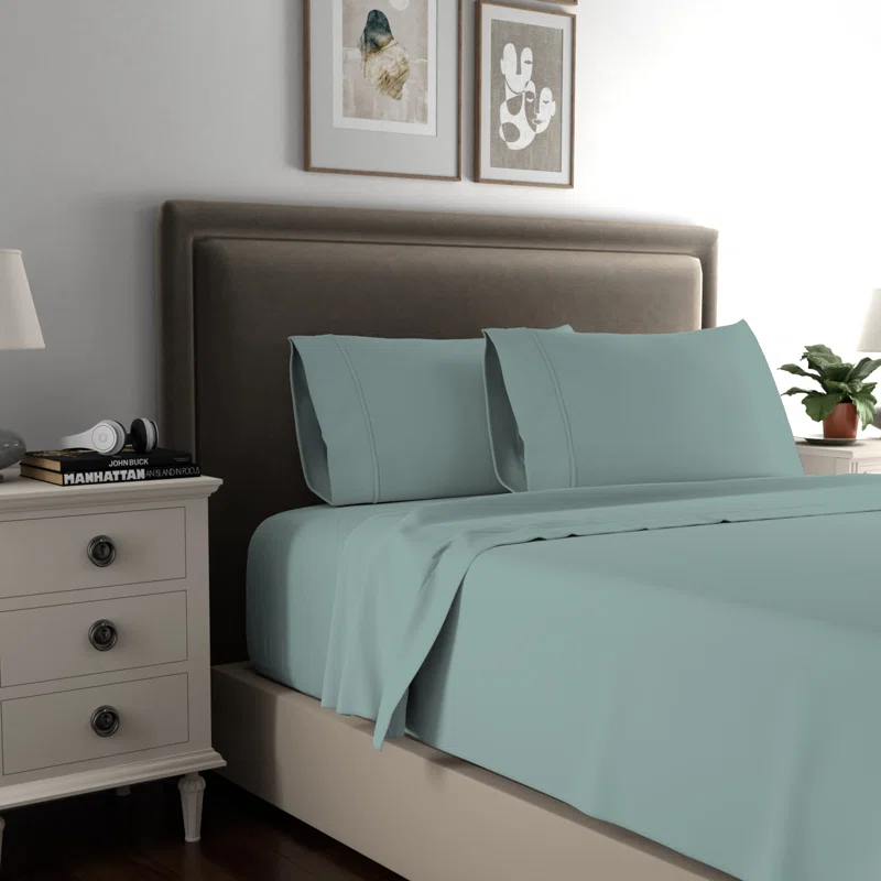 Color Sense Ultra-Soft & Silky 800TC Rich Cotton-Blend Wrinkle-Resistant Sheet Set